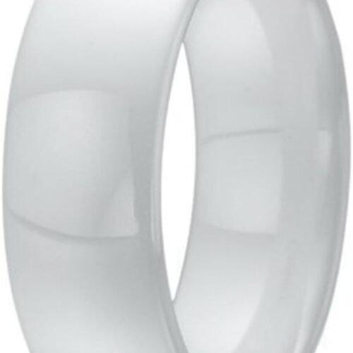 Ceramic Dome Ring for Men