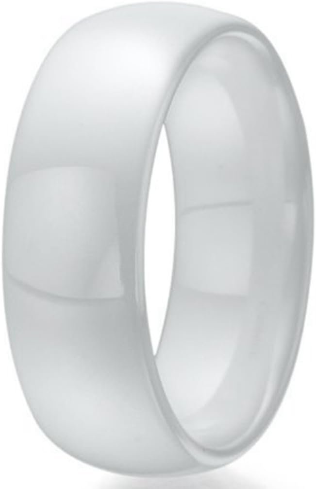 Ceramic Dome Ring for Men