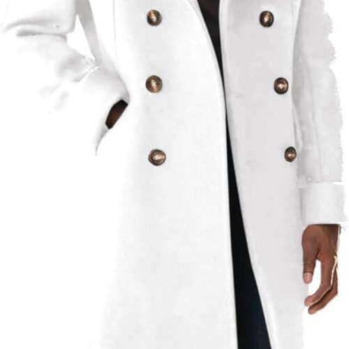 Stand Collar Single Breasted Long Winter Overcoat