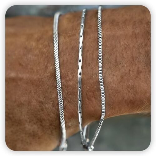 Magnetic Clasp Stainless Steel Bracelet for Men