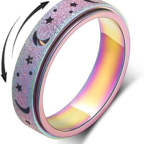Spinner Ring for Stress Relief for Men