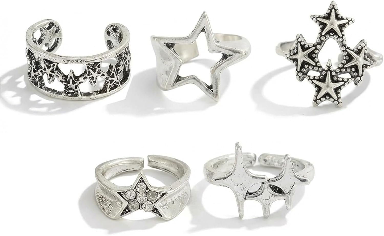 Star Ring Set for Men