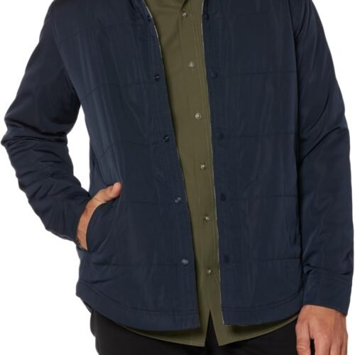 Reversible Plaid Lined Jacket with Snap Cuffs