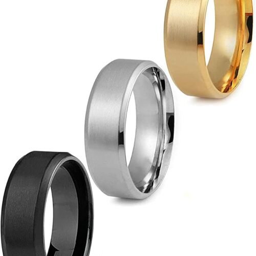 Stainless Steel Wedding Band for Men