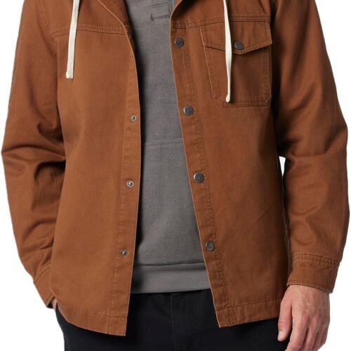 Drawstring Hood Layering Jacket