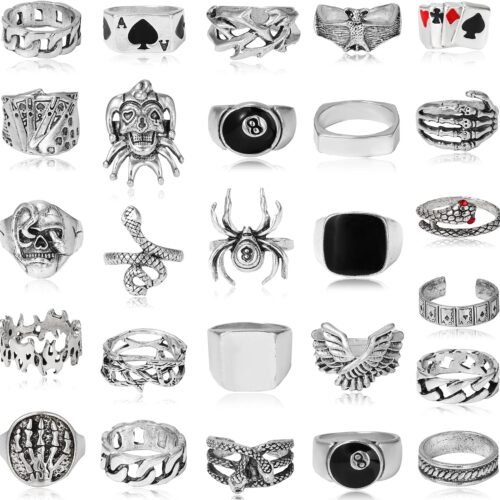 Punk Ring Set for Men